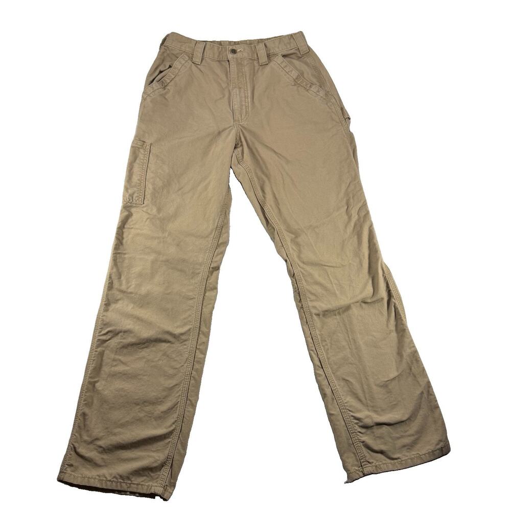 Carhartt B151 DKH Loose Fit Canvas Utility Work Pants Khaki Men’s 32x34 Workwear